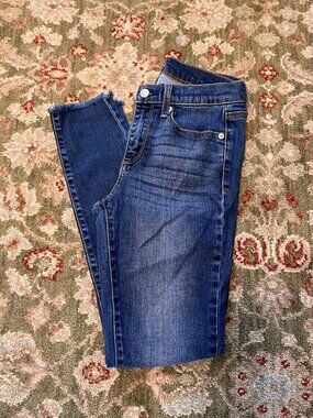 GAP 1969 Medium Wash Raw Hem Skinny Jeans 27 US 4 Small